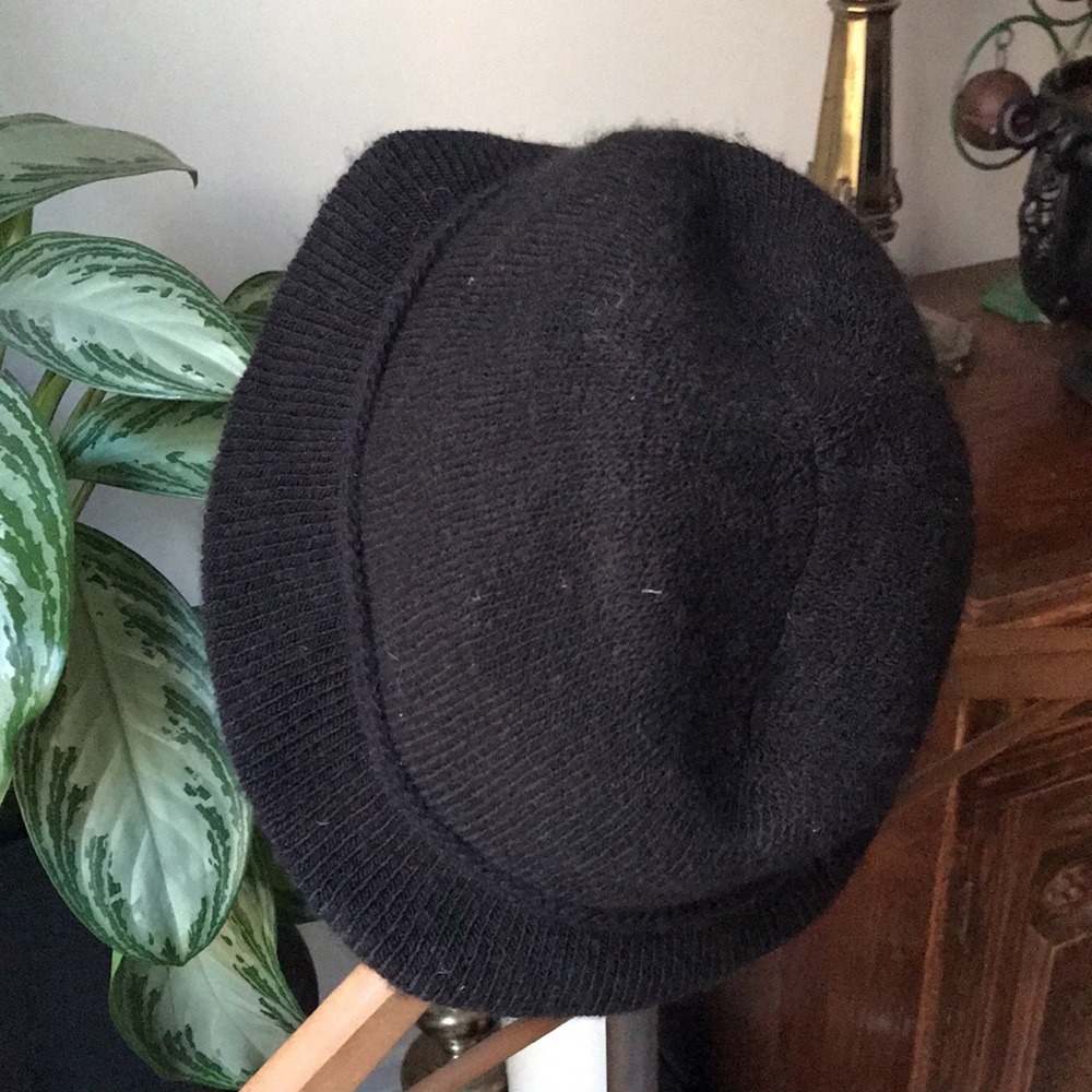 VINTAGE Everitt Black Hat Made in USA